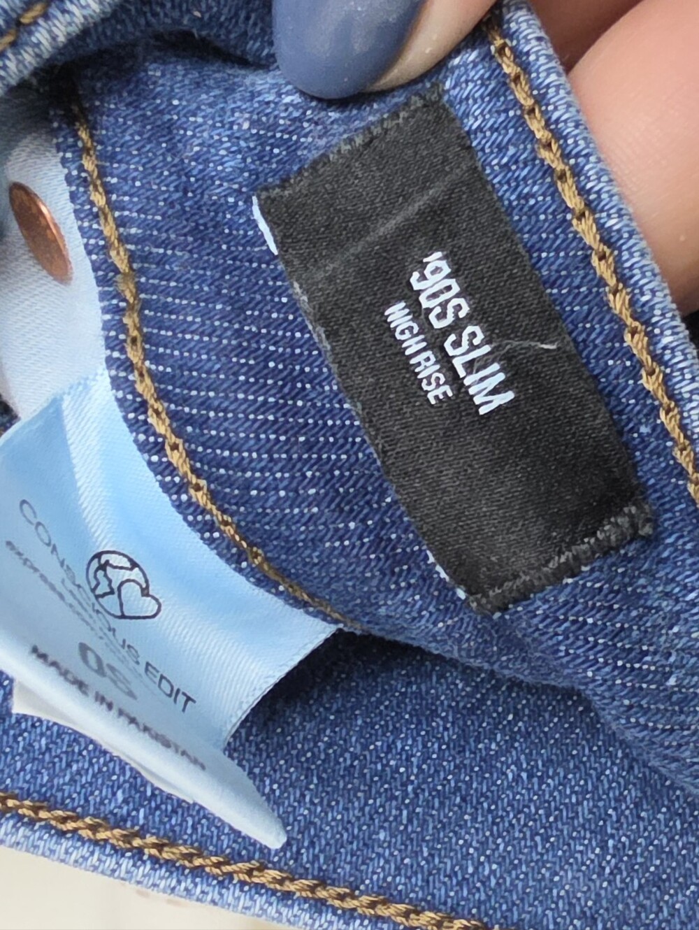 Express 90s Slim High Rise Jean - Picture 6 of 10